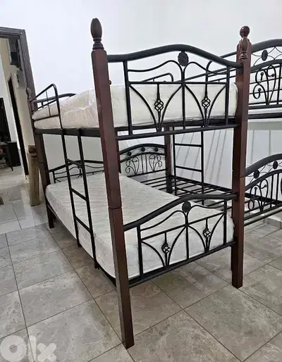 تخت مفرد طابقين 90 سم ماليزي شغل برا تخت مفرد طابقين 90 سم ماليزي شغل برا
