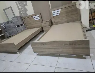 ,تختين مفرد ونص 120 سم مع كمود صغيرة ,تختين مفرد ونص 120 سم مع كمود صغيرة