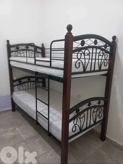 تخت طابقين 90 سم ماليزي تقيل شغل برا جيرسي خشب سميك تخت طابقين 90 سم ماليزي تقيل شغل برا جيرسي خشب سميك
