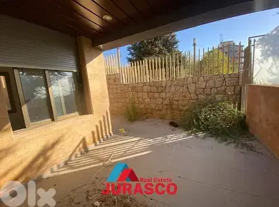 apartment for sale in ballouneh 180m + 110m garden/ شقة للبيع في بلونة
