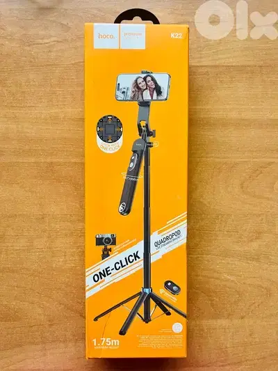 Hoco K22 One-Click Quadropod / Selfie Stick – Brand New, Unused