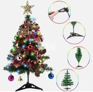 60cm Mini Christmas Tree with 24 colored balls/4$ delivery