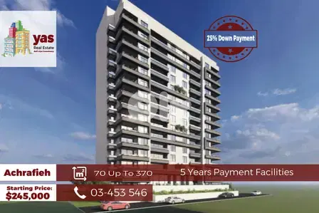 Achrafieh 70m2 Up To 370m2 | 5 Years Payment Facilities | Premium | OH