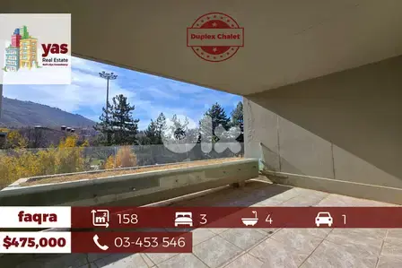 Faqra 158m2 | Luxury Duplex | Mountain View | Gated Community | DA/EM
