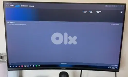 barely used MSI MAG FHD 27” curved monitor