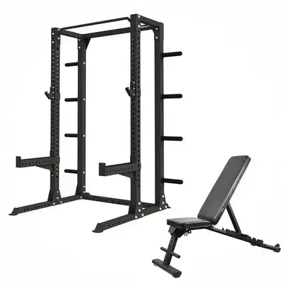 Squat and bench rack like new