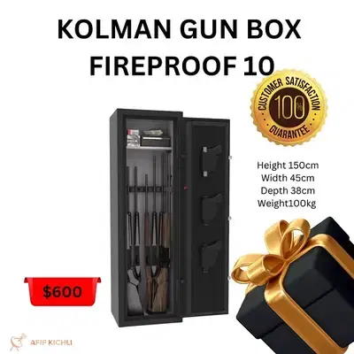Aegis Fireproof Gun Safe Box 10 , 18 & 22
