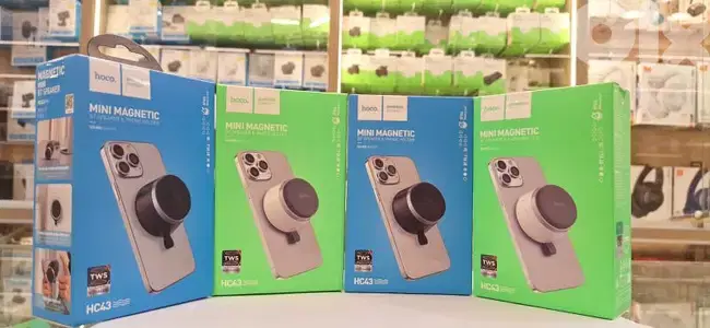 HOCO MINI MAGNETIC BT SPEAKER & PHONE HOLDER HC43