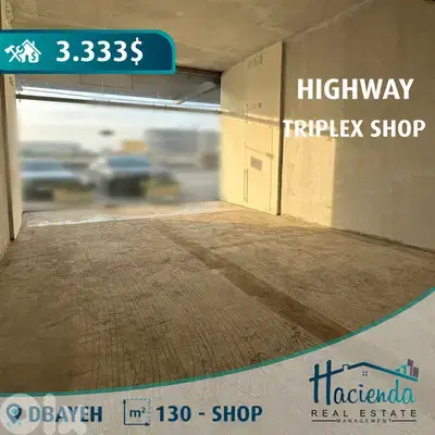 Highway Triplex Shop For Rent In Dbayeh Highway Triplex Shop For Rent In Dbayeh