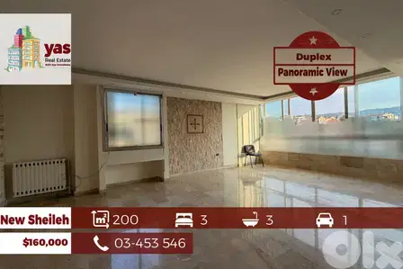 New Sheileh 200m2 | Duplex | Panoramic View | Classy Area | EL