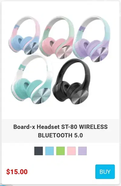 Headset Bluetooth Wireless Built-in Microphone Active Noise Cancelling