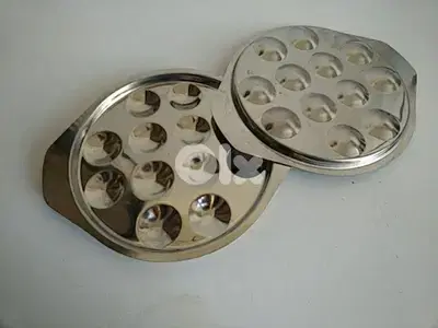Set of two stainless steel snails plates - Not Negotiable
