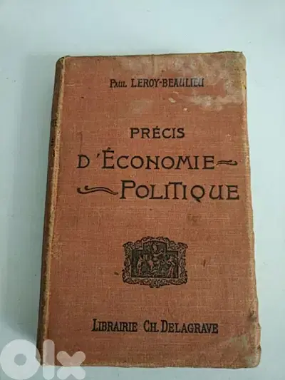 Very old book Precis d'économie politique - Not Negotiable