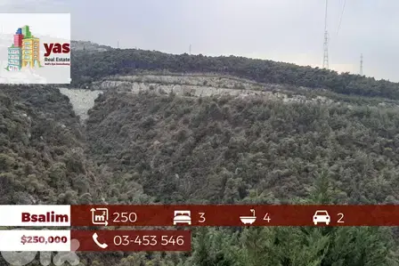 Bsalim 250m2 | Calm Area | Dead End Street | Mountain View | OH