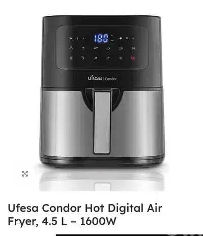 UFESA air fryer 4.5 L.  BRAND NEW