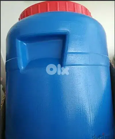 Two plastic jars 5/10L- Not Negotiable