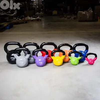 Colored kettle bell new lkilo b 2.5$