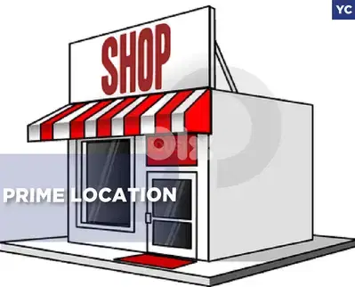 Prime area  commercial shop in Amchit/عمشيت  REF#YC130264