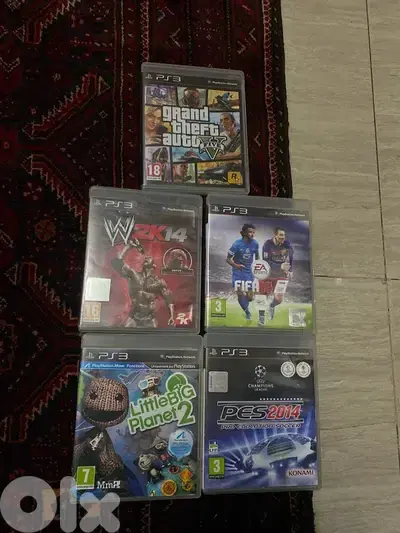 playstation3: five games for 30$ (can buy one)