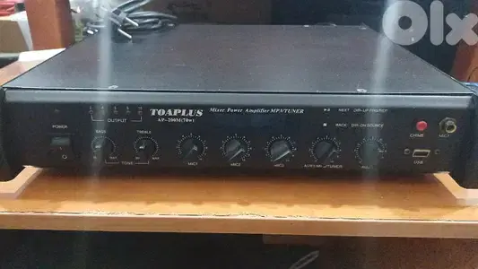 amplifier mixer 100v & 4 ohm 200w