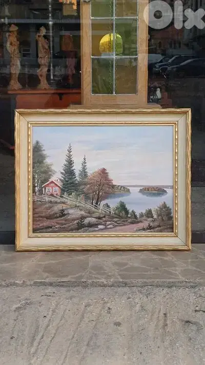 لوحة رسم زيتي اوروبية