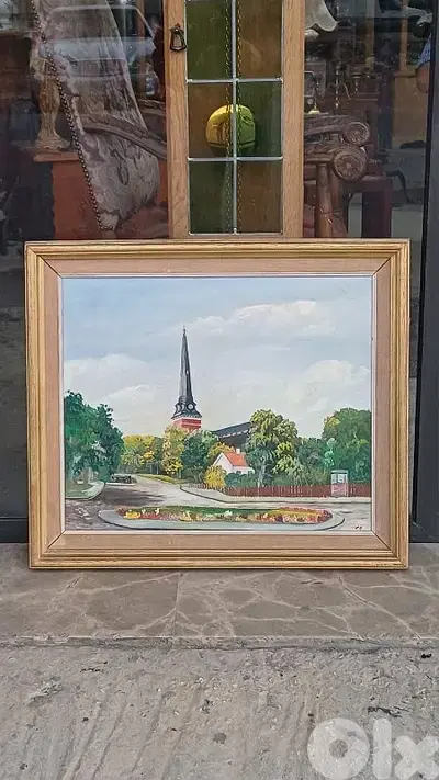 لوحة رسم زيتي اوروبية