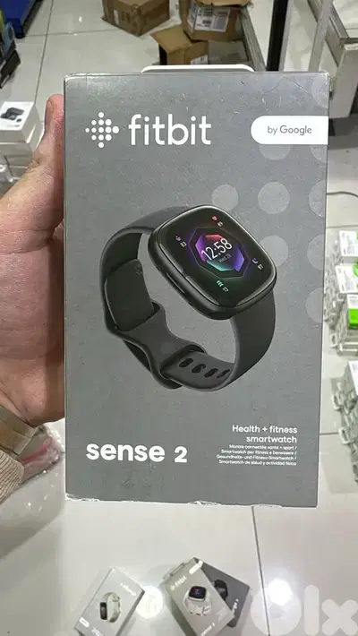 Fitbit sense 2 Graphite Stainless Steel case & carbon