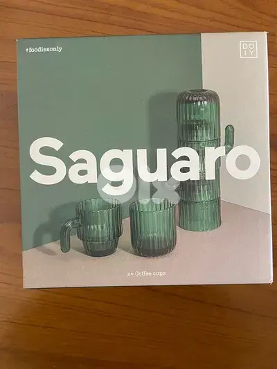 Saguaro stackable Glasses cactus made in Barcelona