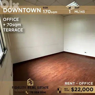 Office for rent in Downtown ML145 مكتب للإيجار في وسط المدينة Office for rent in Downtown ML145 مكتب للإيجار في وسط المدينة