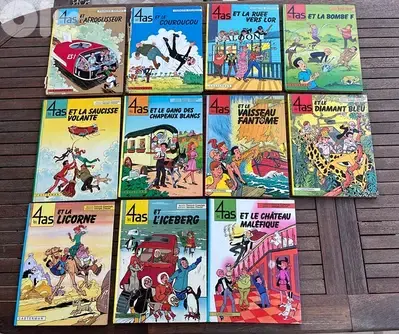 B. D. Les 4AS bande dessinées 1970’s 11 B. D.