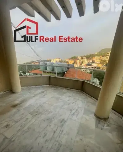 For Sale – Top Floor Apartment with Large baranda in Qabrshmoun