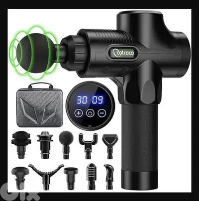 cotsoco Massage Gun-10 Massage Heads& 30 Speeds (original)/4$ delivery