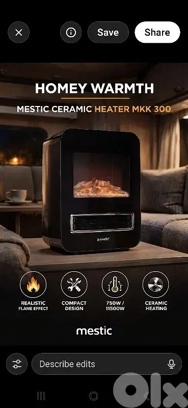 Mestic ceramic heater MKK-300/4$ deluvery
