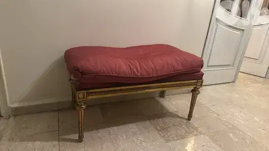 vintage pouf