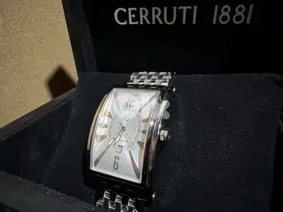 CERRUTI 1881 WATCH 40mm LIKE NEW SWISS MADE SWITZRLAND WITH BOX