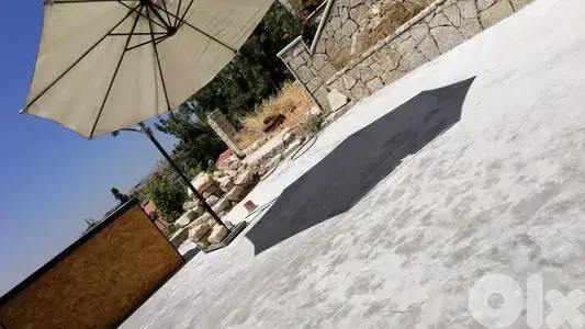 property in ain el daouk land 912m +290m apartment +622m garden #6844