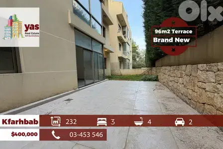 Kfarhbab 232m2 | 96m2 Terrace | Brand New | Calm Area | Luxury | EH Kfarhbab 232m2 | 96m2 Terrace | Brand New | Calm Area | Luxury | EH