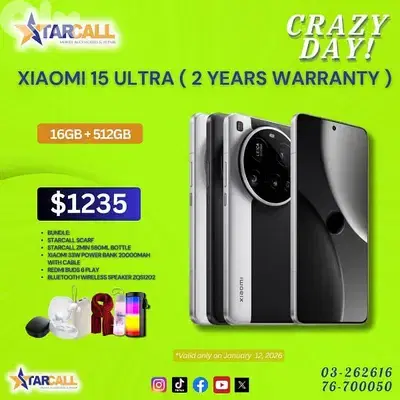 XIAOMI 15 ULTRA (2 YEARS WARRANTY)
