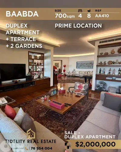 Apartment for sale in Baabda AA410 شقة  للبيع في بعبدا