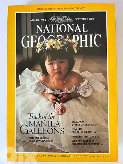 National Geographic Magazine September 1990 - Manila Galleons