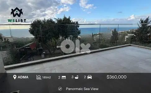 Apartment for sale in Adma, Kesserwan شقة للبيع في ادما كسروان
