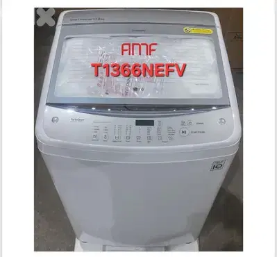 Washer LG 13kg Topload White غسالة أل جي باب علوي الأصلية