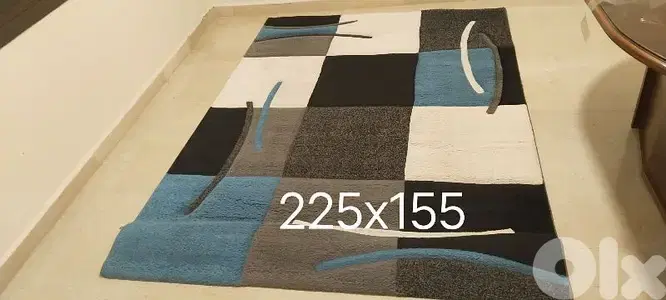 carpet and electric heater