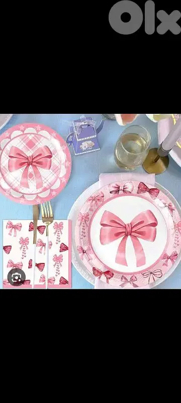 bow birthday theme