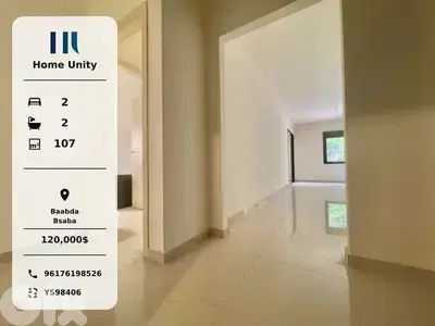 brands new apartment for sale in baabda -bsaba
