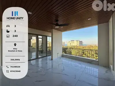 luxurious apartment for sale in dawhet el hoss ,