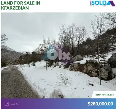 Prime 1200m2 Land 4sale in Kfarzebian - أرض للبيع في كفردبيان