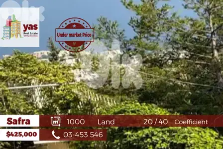 Safra/Adma Borders 1000m2 | Commercial Land | CATCH | 20/40 | AC |