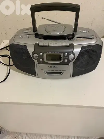 citizen portable CD Radio Cassette recorder