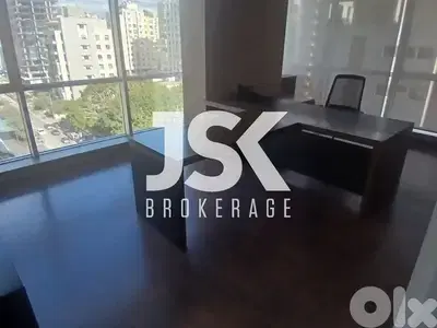 L20174 - Spacious High-End Furnished Office For Rent in Sin El Fil